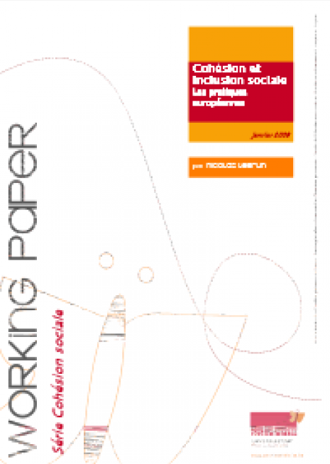 image couverture Cohésion et inclusion sociale Les pratiques européennes