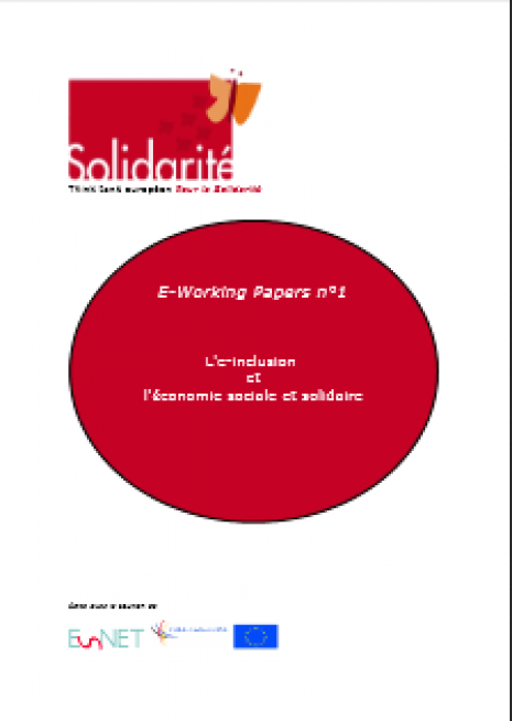 image couverture L'e - inclusion et l' économie sociale et solidaire