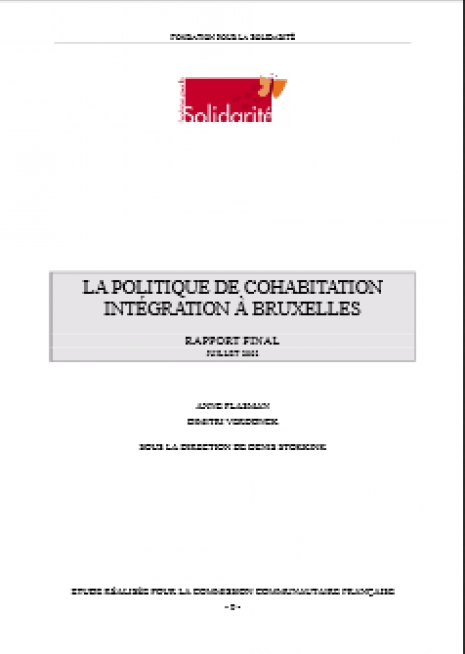 image couverture LA POLITIQUE DE COHABITATION INTÉGRATION À BRUXELLES 