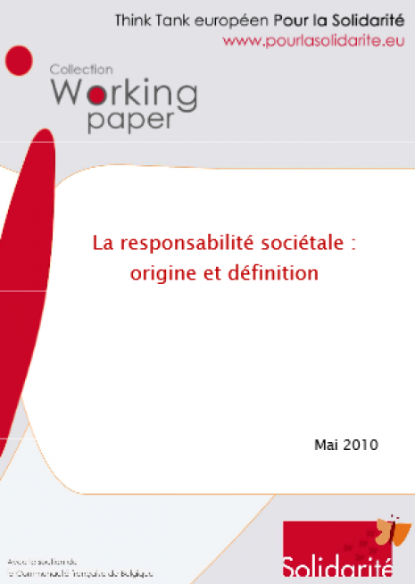 image couverture La responsabilité sociétale : origine et définition