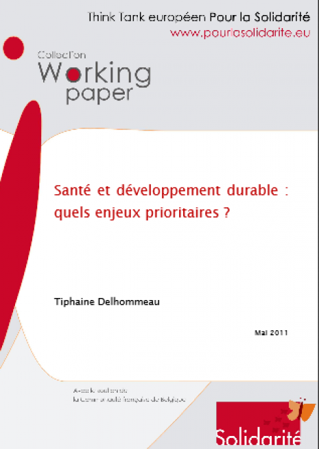 image couverture Santé et développement durable : quels enjeux prioritaires ?