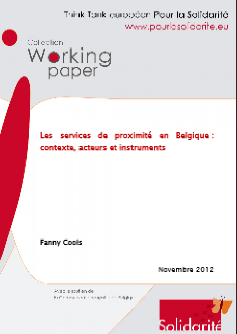 image couverture Les services de proximité en Belgique : contexte , acteurs et instrument