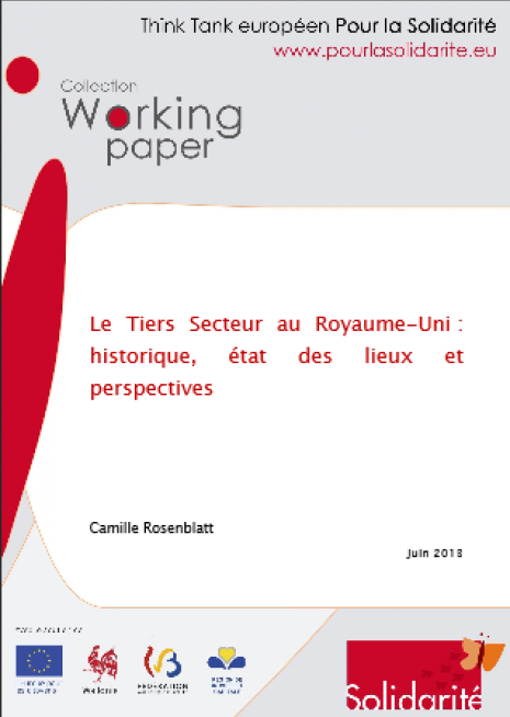 image couverture Le Tiers Secteur au Royaume - Uni : historique, état des lieux et perspectives