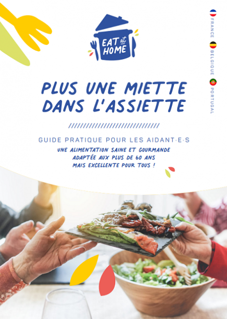 Couverture du guide des aidants du projet Eat@Home