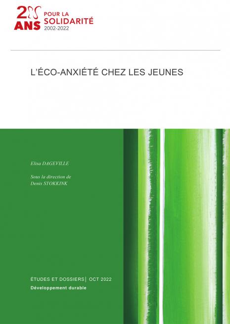 Couverture - l'éco-anxiété chez les jeunes