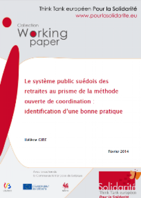 Le système public suédois des retraites au prisme de la méthode ouverte de coordination : identification d'une « bonne pratique » - cover